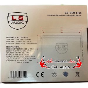 آمپلی فایر ال اس آدیو مدل LS-4125 Plus - Image 5